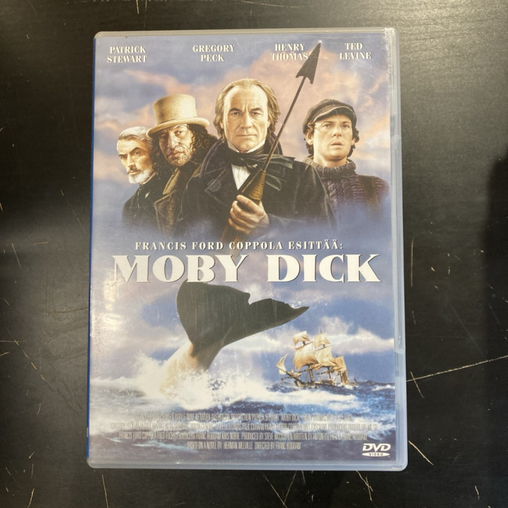 Moby Dick - valkoinen valas (1956) DVD (VG/M-) -seikkailu/draama-